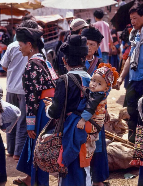 Chiang Khong Tailandia Mayo 1998 Woman Hmong Nation Mayo 1998 — Foto de Stock