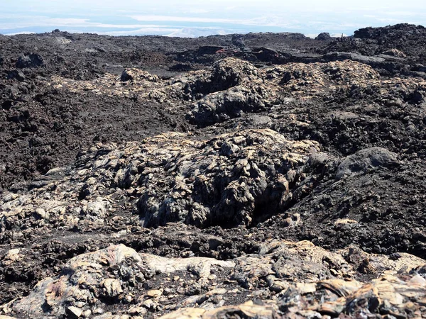 Volcán Lava Relleno Chico Isla Isabela Galápagos Ecuador — Foto de Stock