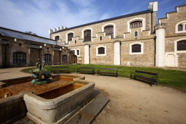  Bahçeleri ve kale Hluboka nad Vltavou, Çek Cumhuriyeti için 