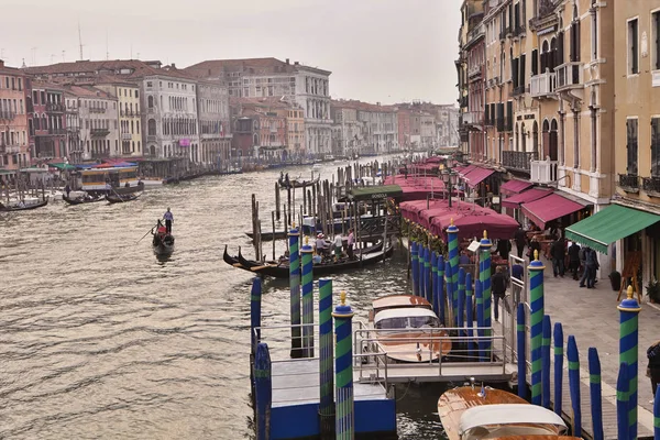 Velence Gondolák Canal Grande Olaszország — Stock Fotó