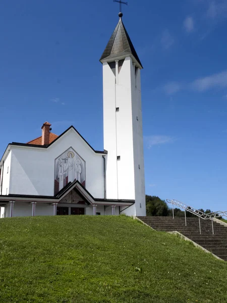 Iglesia Católica Moderna Croacia — Foto de Stock