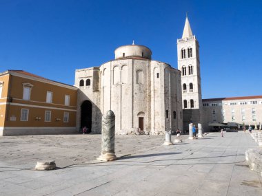 Eski Şehir Zadar, Hırvatistan'ın arkeolojik eserlerin