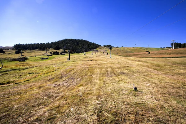 Pista Esquí Verano Livigno Italia — Foto de Stock