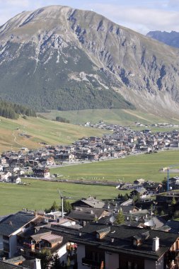 Görünüm Vadisi'nin, Livigno, İtalya