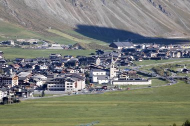 Görünüm Vadisi'nin, Livigno, İtalya