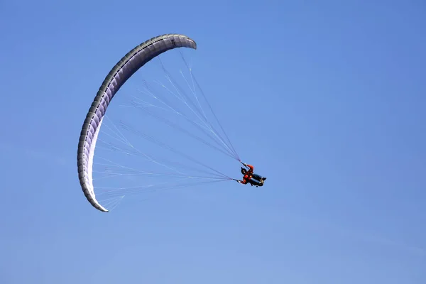 Lago Garda Italien September 2016 Paragliding Schwierigkeit Turbulenzen September 2016 — Stockfoto