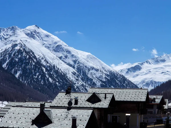 Skipiste Den Italienischen Alpen — Stockfoto