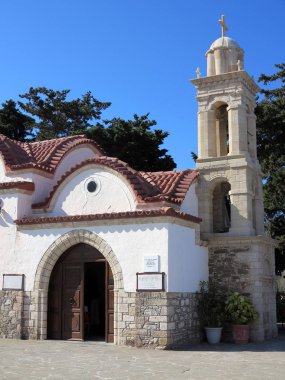 Ortodoks Kilisesi dağlarda, Rhodes, Yunanistan