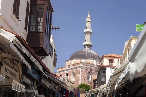 Rohdes, Geece Haziran 11.2013 meşgul sokakları, 11 Haziran 2013, Rhodes, Yunanistan