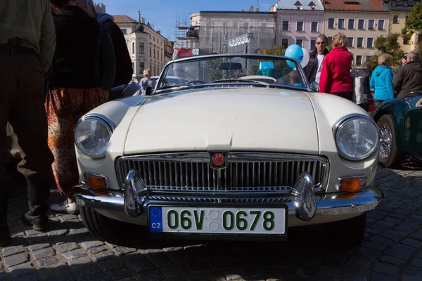 Выставка Старых Автомобилей Йиглава Чехия — стоковое фото