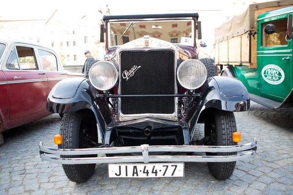 Exposición Coches Viejos Jihlava República Checa — Foto de Stock