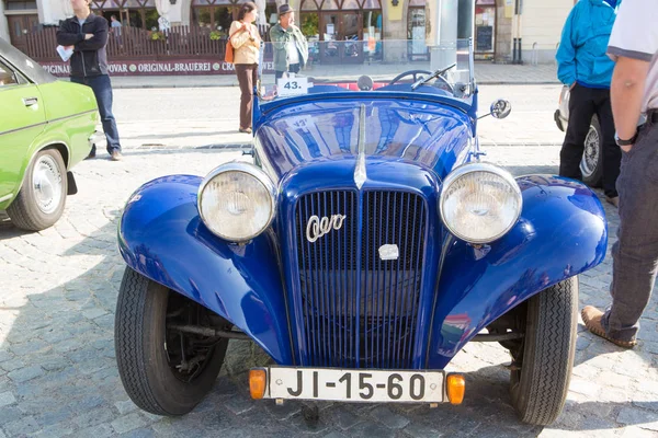 Exposición Coches Viejos Jihlava República Checa — Foto de Stock