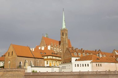 ,Catedral Isle, Catedral de Isle kilise kutsal bakire üzerinde Piasek, Wroclaw, Polonya