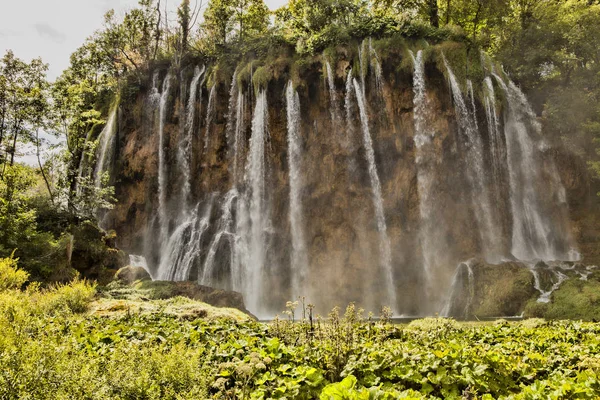 Bellezze Del Parco Nazionale Plitvice Croazia — Foto Stock