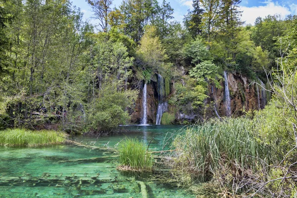 Красотами Національного Парку Плітвицькі Хорватія — стокове фото