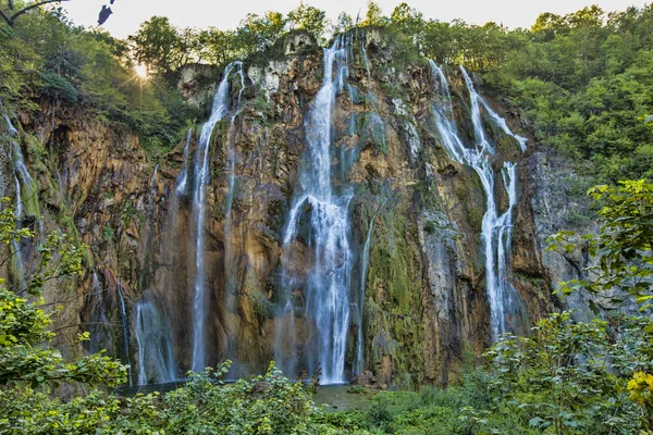 Bellezze Del Parco Nazionale Plitvice Croazia — Foto Stock