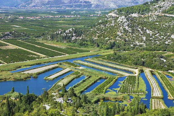 Paesaggio Agricolo Della Bosnia Erzegovina — Foto Stock