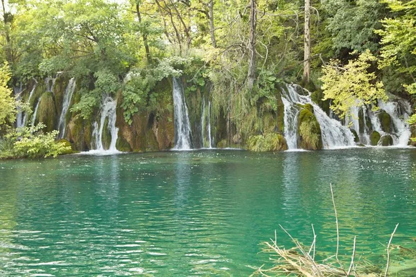 Cascate Parco Nazionale Plitvice Croazia — Foto Stock