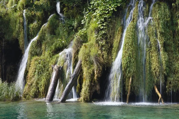Cascate Parco Nazionale Plitvice Croazia — Foto Stock