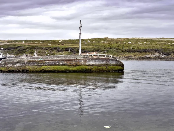 Bådkirkegård Port Stanley Falklandsøerne Malvinas - Stock-foto