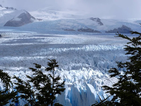 Ледник Перито Морено Национальный Парк Лос Гласиарес Аргентине — стоковое фото