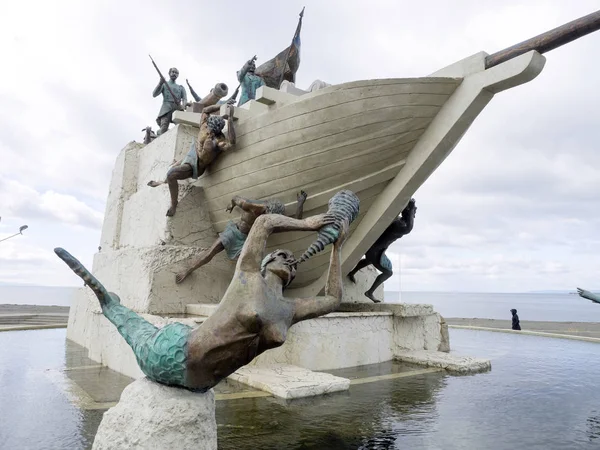 Centrum Miasta Punta Arenas Patagonia Chile — Zdjęcie stockowe