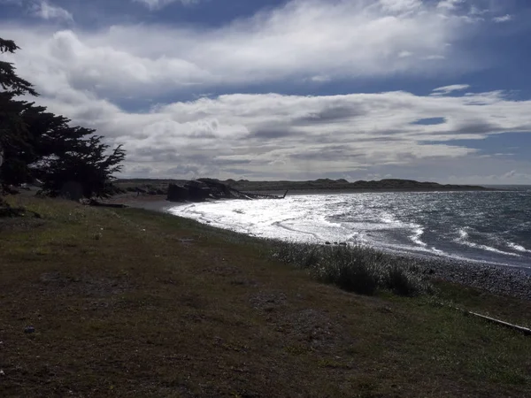 Straat Van Magallanes Estancia San Gregorio Patagonië Chili — Stockfoto