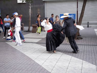  street dancers Flamenco, Santiago de Chile,   clipart