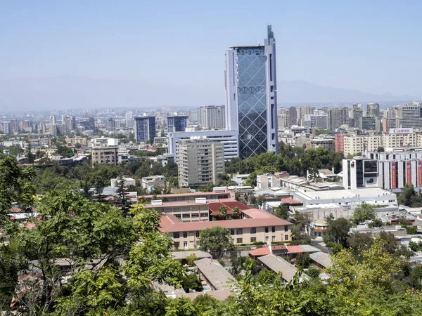 Vista Panorámica Del Centro Santiago Chile Chile — Foto de Stock