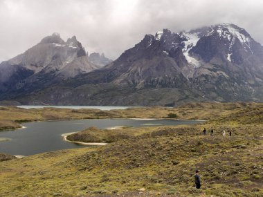 Landscape of Tierra del Fuego - Land of Fire, Argentina clipart