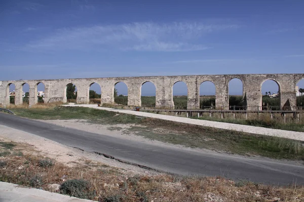 Historické Akvadukt Larnaca Kypr — Stock fotografie