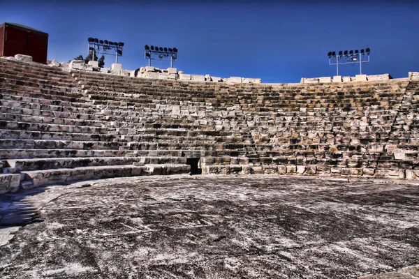 Römische Denkmäler Kourion Zypern — Stockfoto