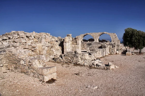 罗马纪念碑 Kourion 塞浦路斯 — 图库照片