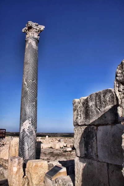 Római Kori Emlékek Kourion Ciprus — Stock Fotó