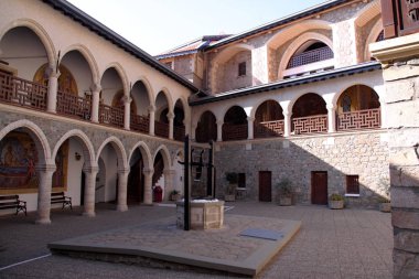  En ünlü Kıbrıs Troodos Dağları Kikos Manastırı. Kıbrıs