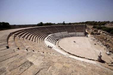 Önemli tarihi kalıntılar Salamis, Kuzey Kıbrıs Türk Cumhuriyeti