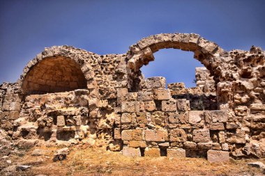 Önemli tarihi kalıntılar Salamis, Kuzey Kıbrıs Türk Cumhuriyeti