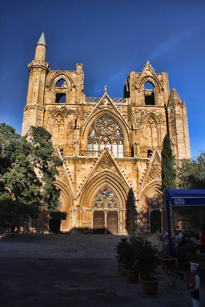 Catedral Cristã Reconstruída Mesquita Famagusta Norte Chipre — Fotografia de Stock