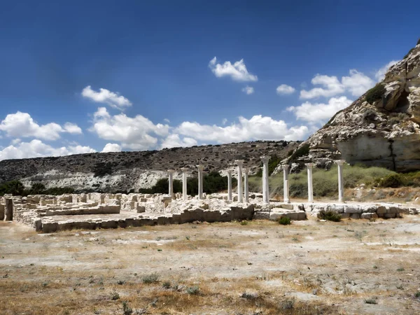 Basílica Playa Kurion Limassol Chipre — Foto de Stock