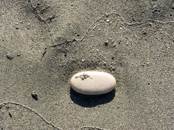 Sandstone Sand Lady Mile Beach Limassol Cyprus — Stock Photo, Image