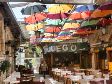 : Geçit mağazaları ile. , Limassol, Kıbrıs