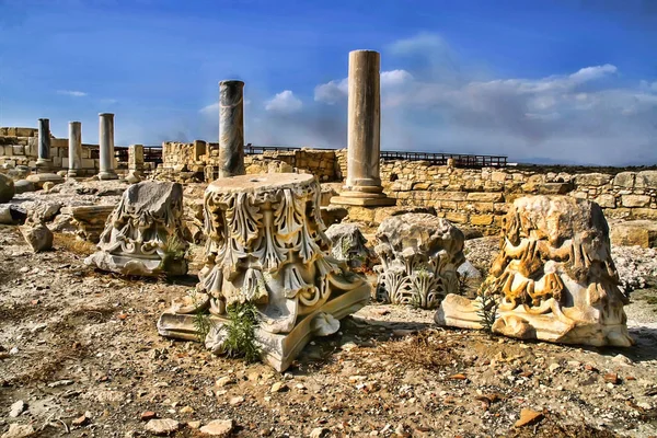 Ρωμαϊκά Μνημεία Κούριον Κύπρος — Φωτογραφία Αρχείου