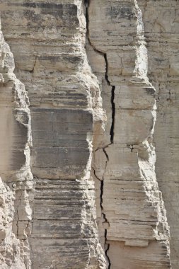 Rock Kıbrıs sahil çatlamak