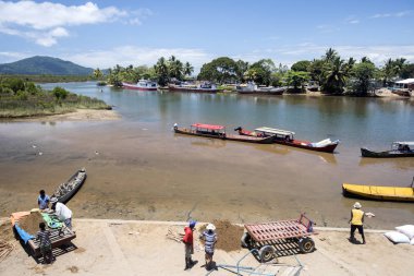  Madagaskar kırsal, Madagaskar üzerinde basit kulübe