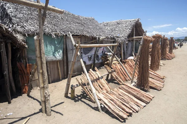 Der Holzverkauf Madagascar — Stockfoto