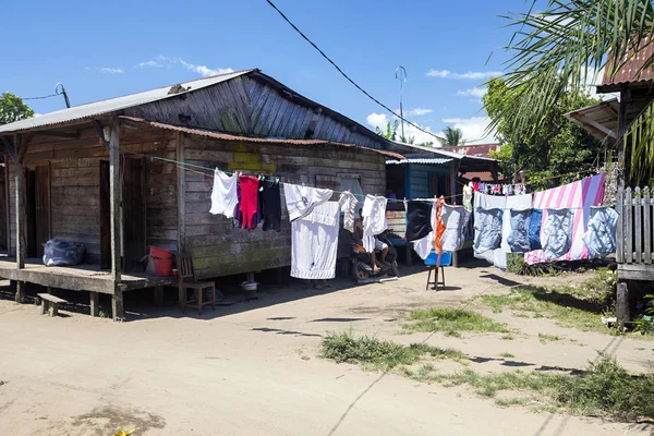 Cabaña Sencilla Campo Malgache Madagascar — Foto de Stock