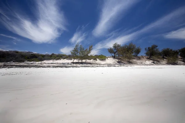 Grande Plage Sable Blanc Baie Orange Amoronia Océan Indien Nord — Photo