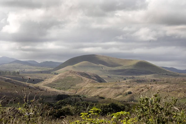 Paisaje Montañoso Deforestada Norte Madagascar — Foto de Stock