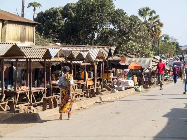 Mercado Actual Imagen Norte Madagascar — Foto de Stock