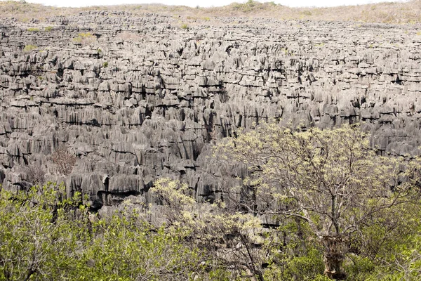 Las Formaciones Rocosas Piedra Caliza Ankaran Ven Como Otro Planeta — Foto de Stock